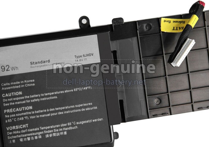 Battery for Dell P43F001 laptop
