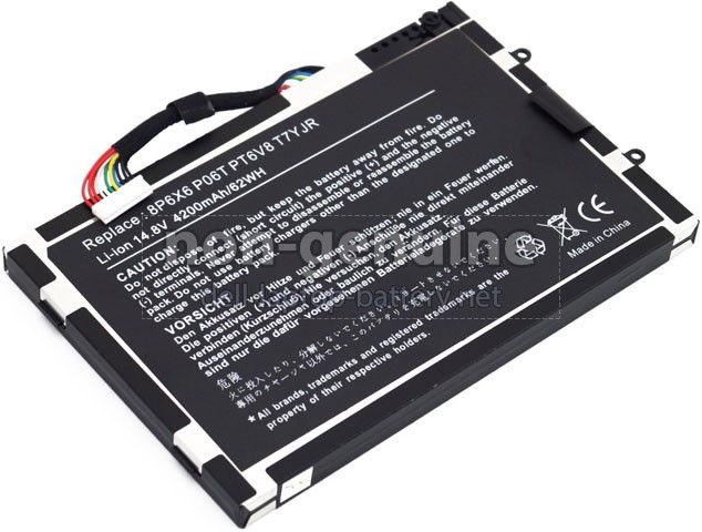 Battery for Dell Alienware P06T003 laptop