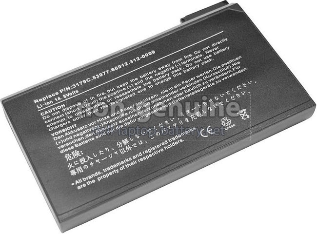 Battery for Dell Latitude CPX laptop