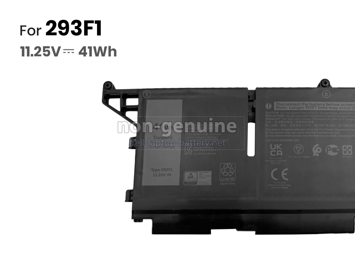 replacement Dell 293F1 battery