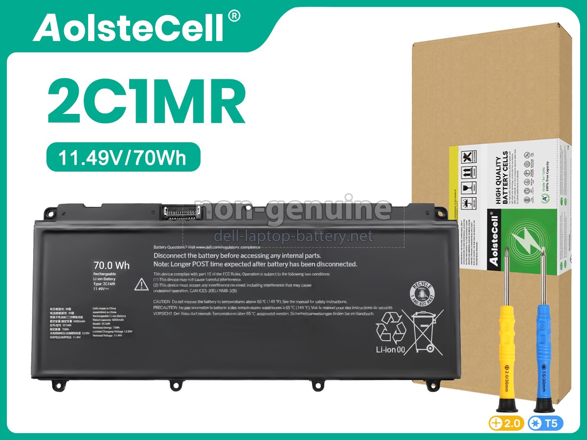 replacement Dell 2C1MR battery