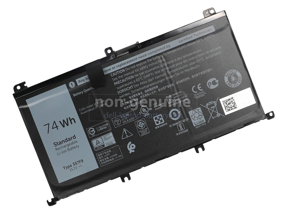 replacement Dell Inspiron 7557 battery