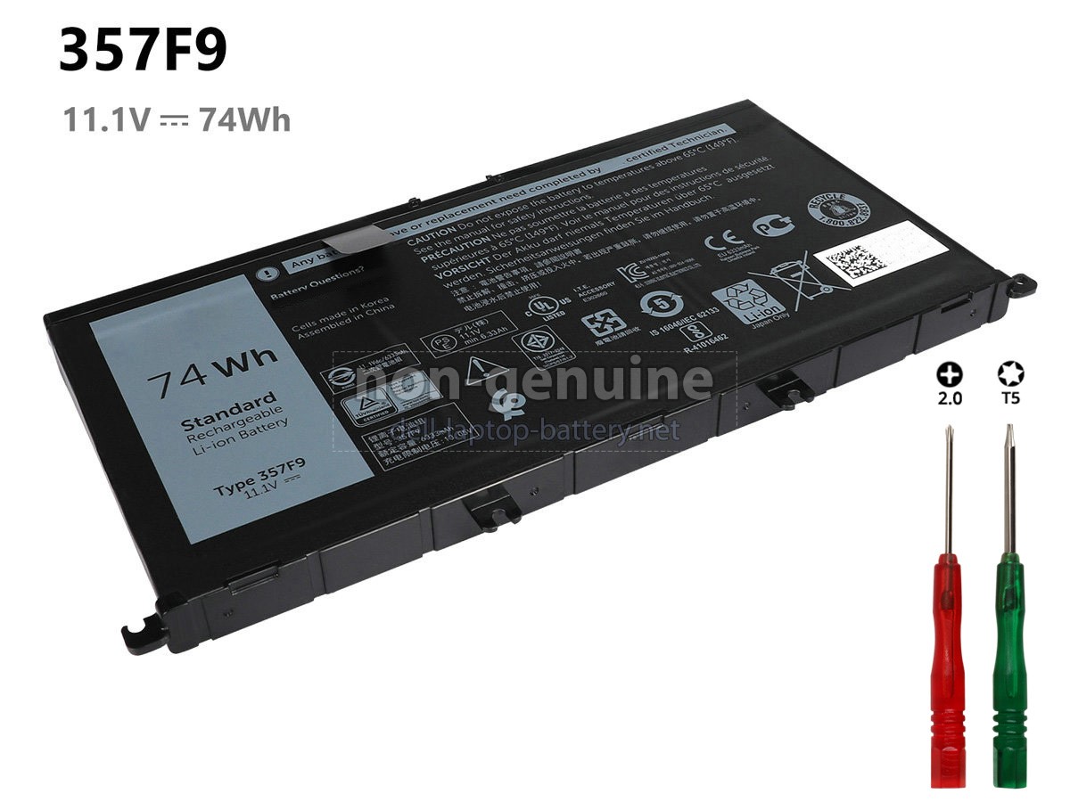 replacement Dell Inspiron 7566 battery