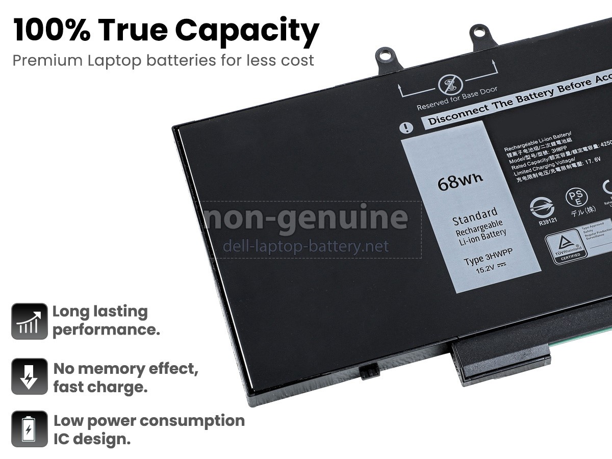 replacement Dell Inspiron 7500 2-IN-1 BLACK battery