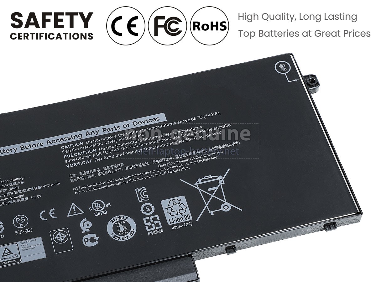 replacement Dell Inspiron 7506 2-IN-1 BLACK battery