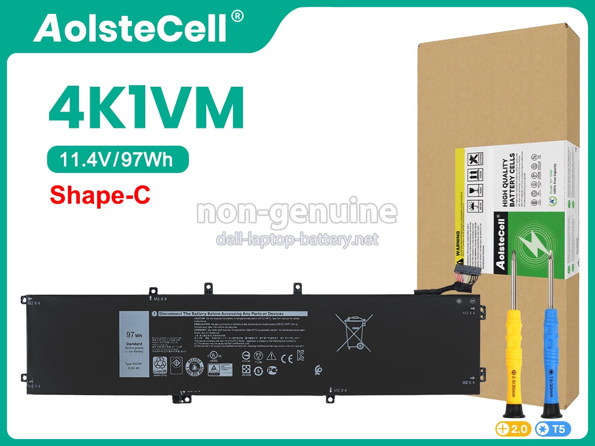replacement Dell P102F003 battery