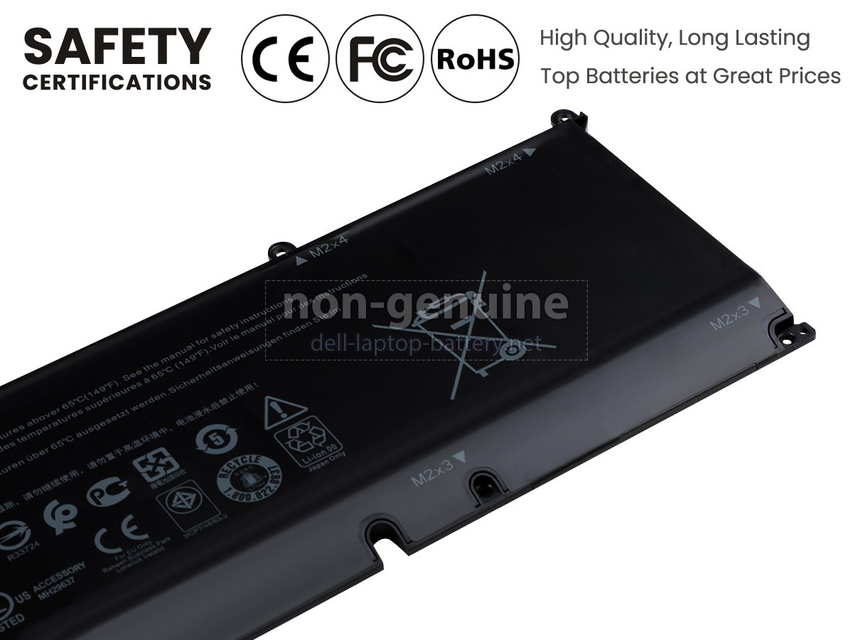 replacement Dell P105F007 battery