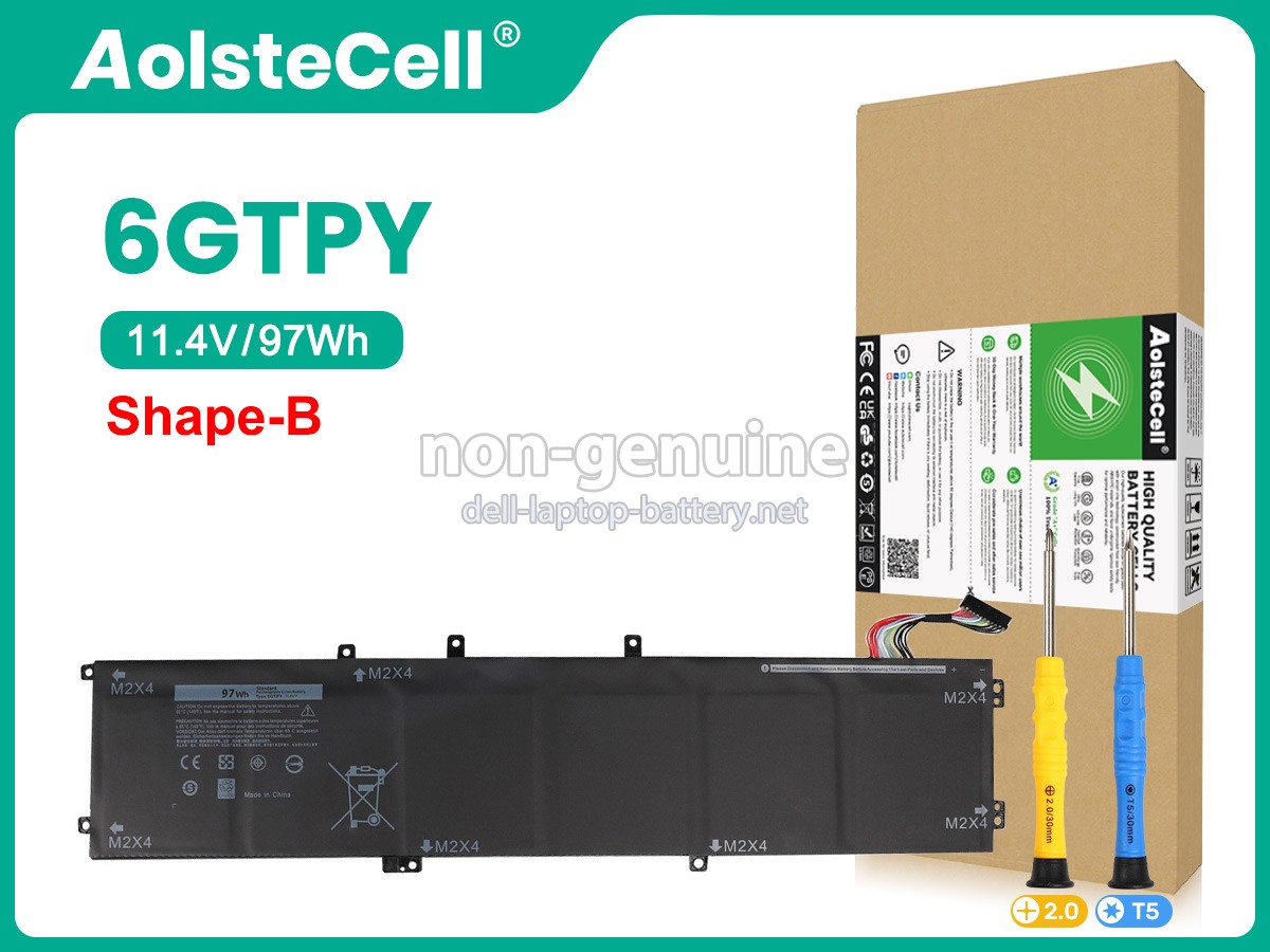 replacement Dell P102F003 battery