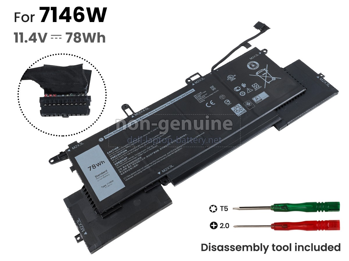replacement Dell P110G002 battery