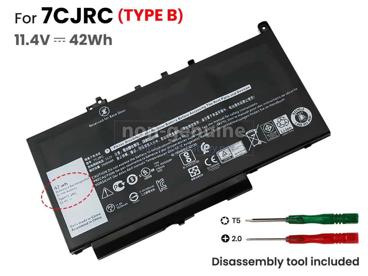 replacement Dell J60J5 battery