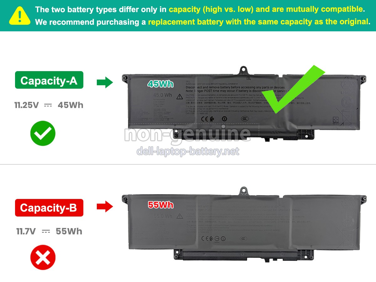 replacement Dell 703TP battery