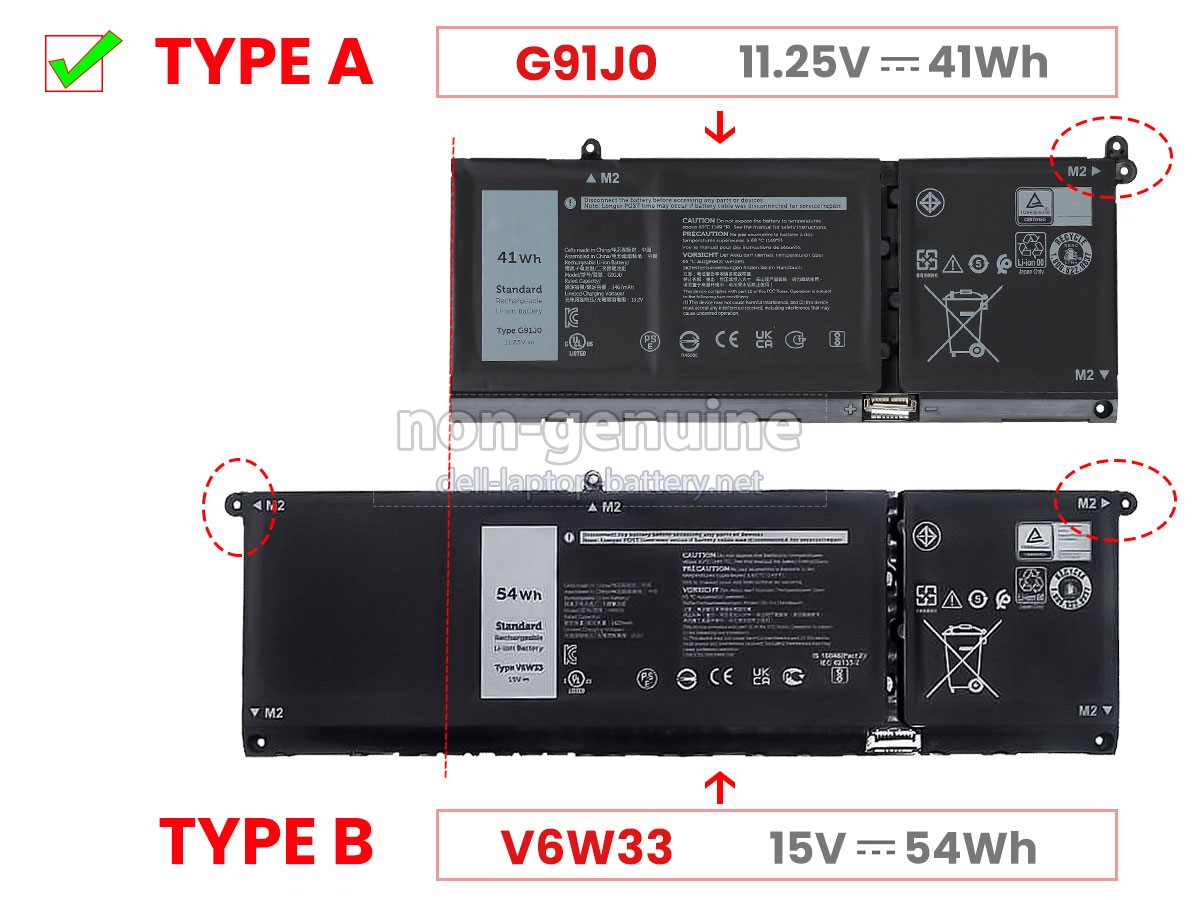 replacement Dell Inspiron 15 5518 battery