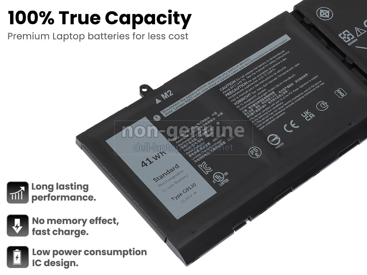 replacement Dell Inspiron 7415 2-IN-1 battery