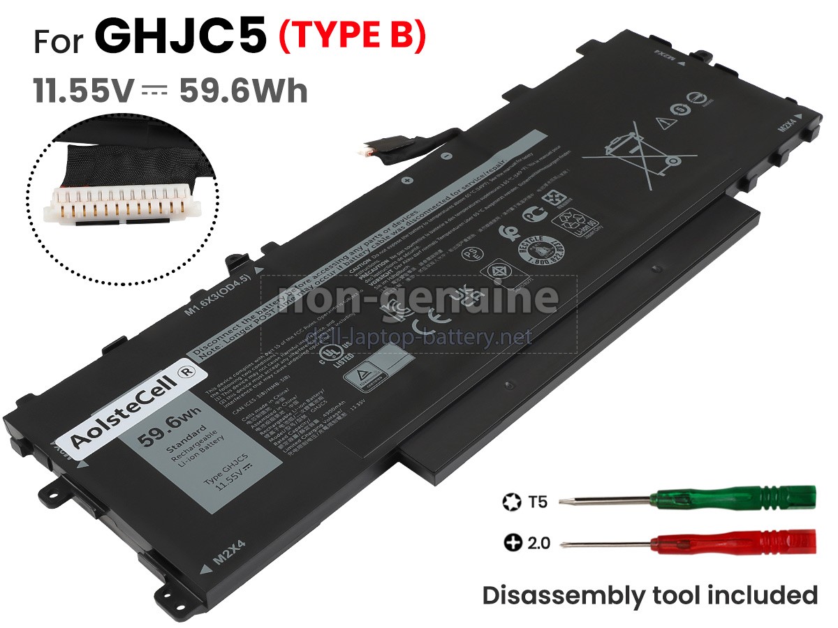 replacement Dell 3VV58 battery