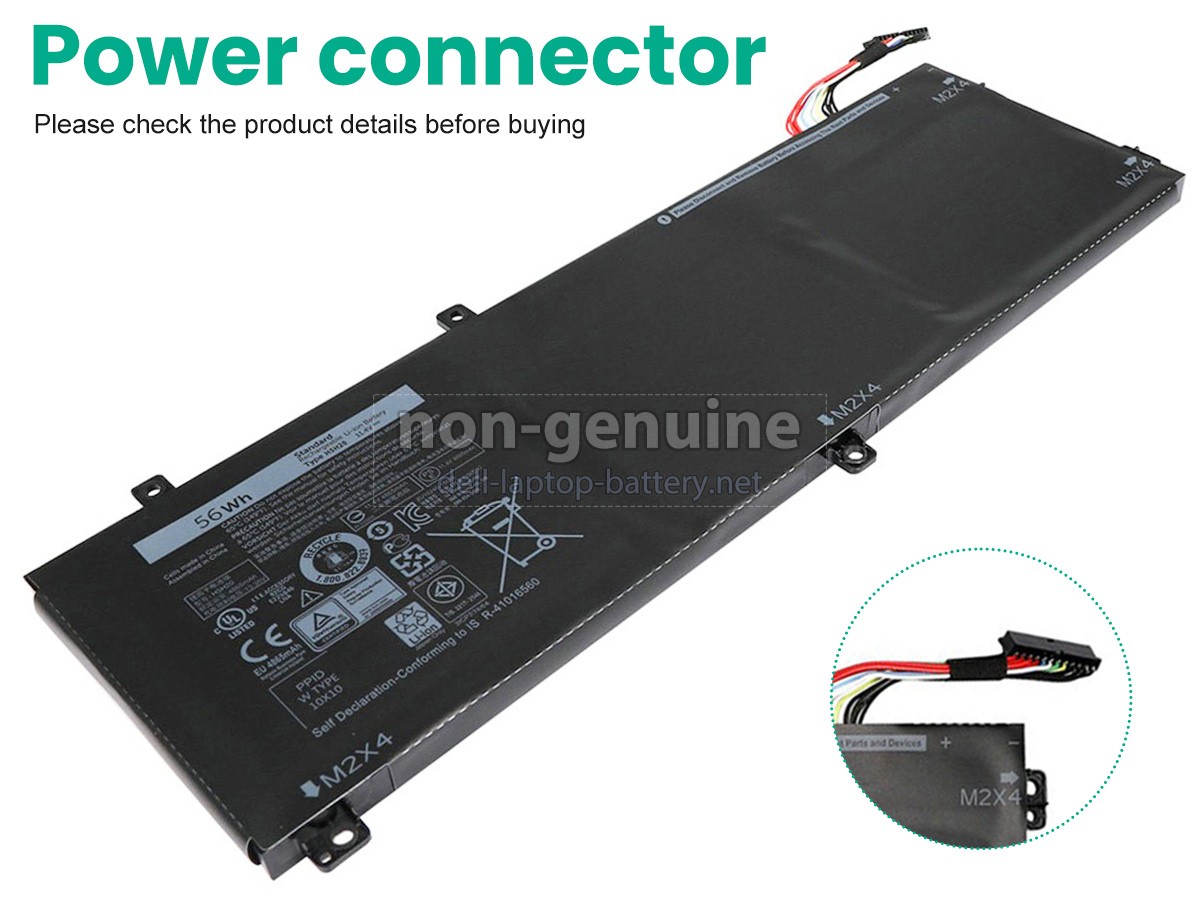 replacement Dell P102F003 battery