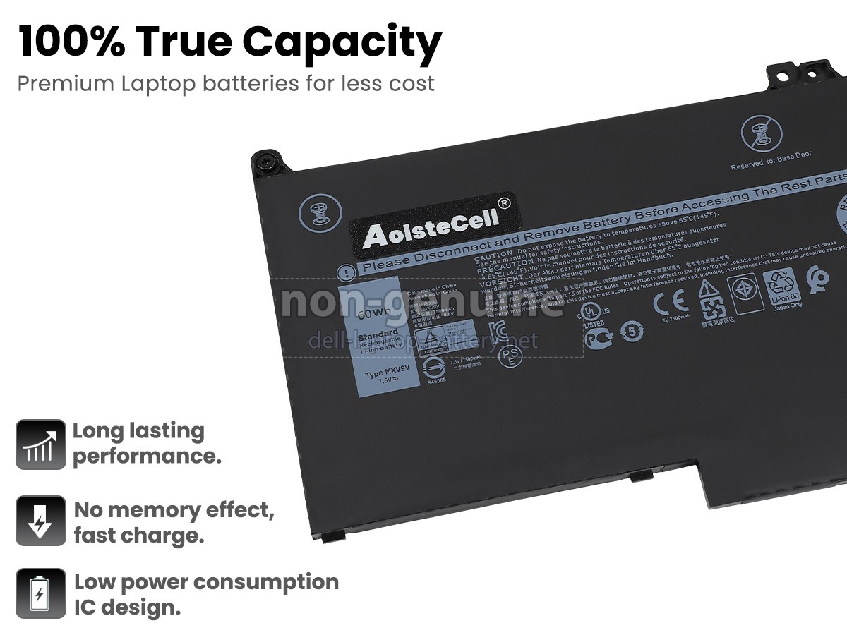 replacement Dell P100G001 battery