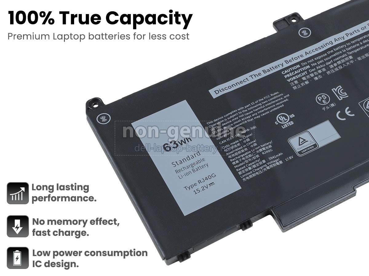 replacement Dell RJ40G battery