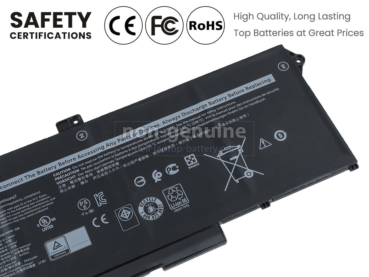 replacement Dell RJ40G battery