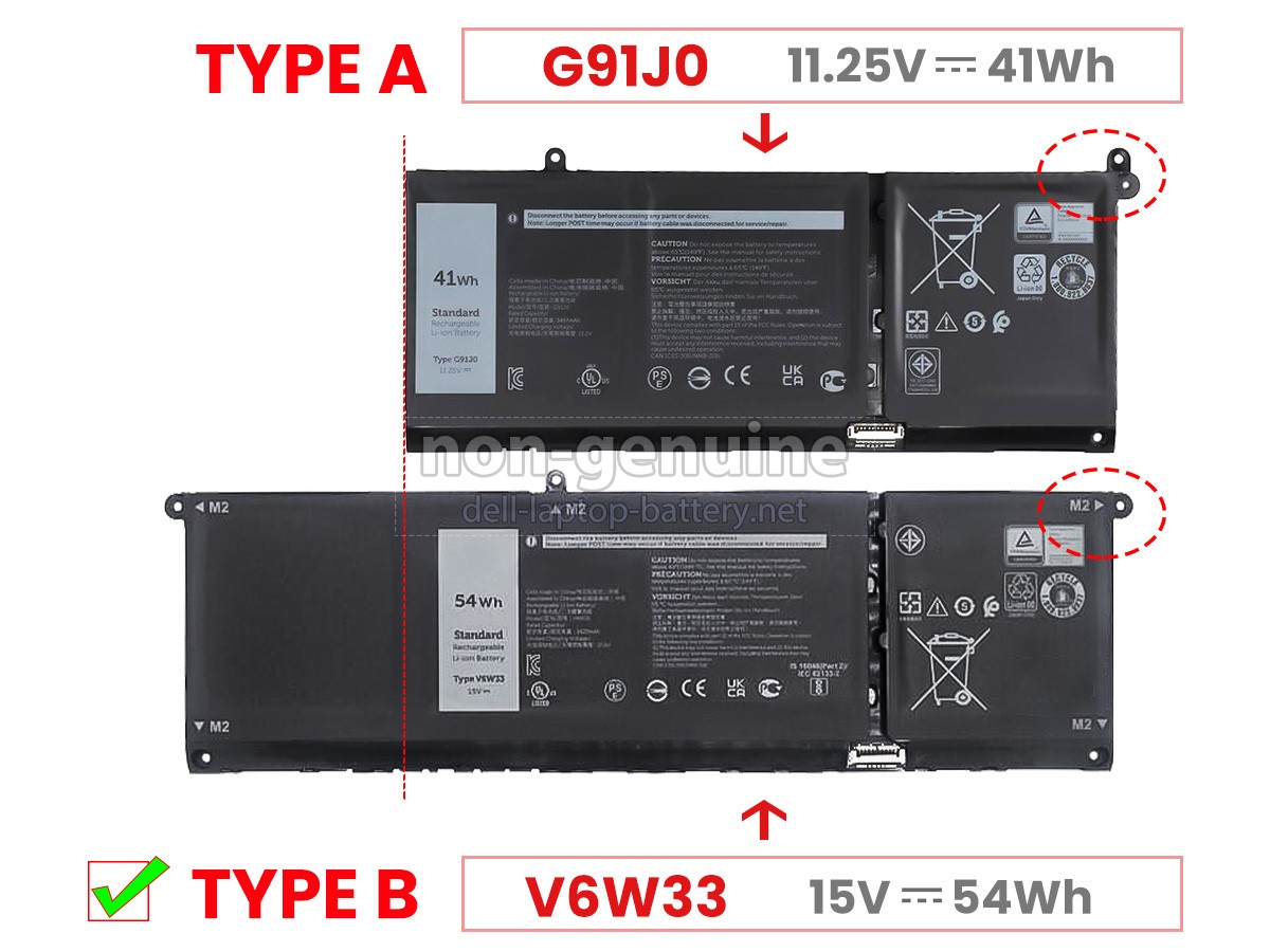 replacement Dell Inspiron 14 5425 battery