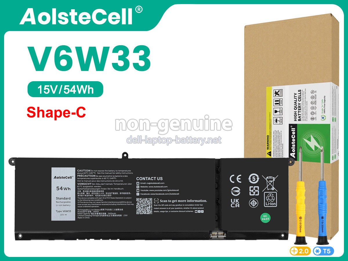 replacement Dell P106F battery