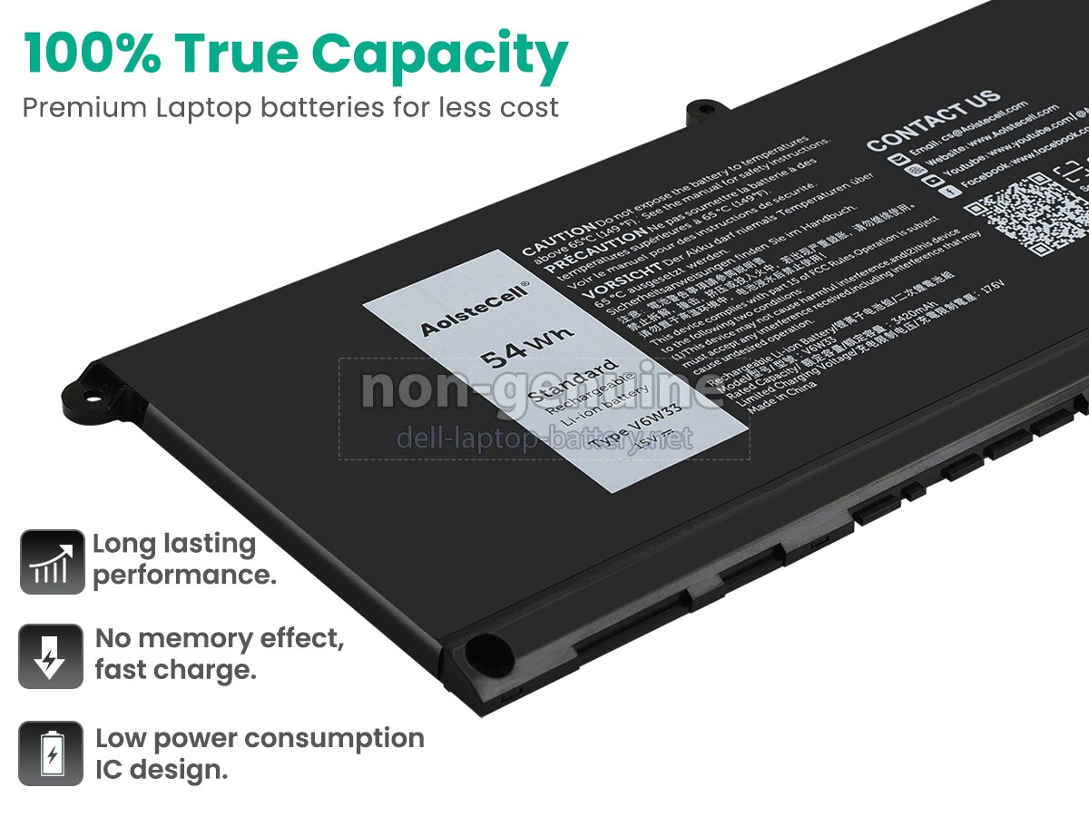replacement Dell P106F battery