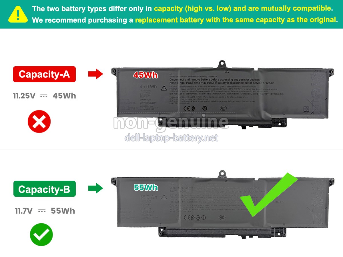 replacement Dell 703TP battery