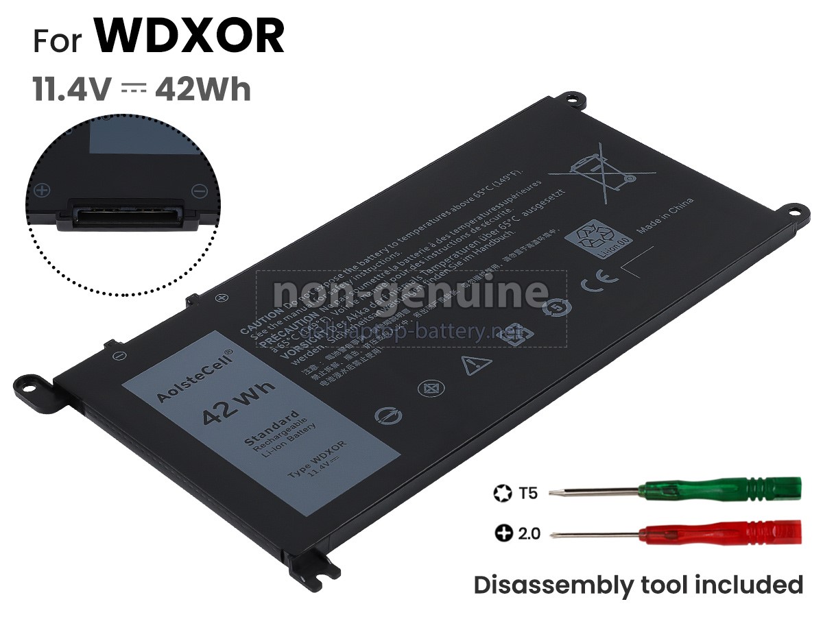 replacement Dell Inspiron 13 7368 2-IN-1 battery