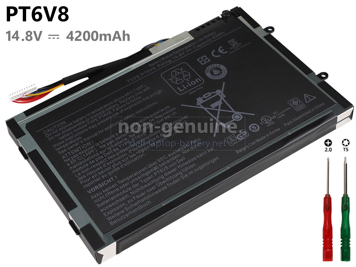 replacement Dell Alienware M14X R2 battery