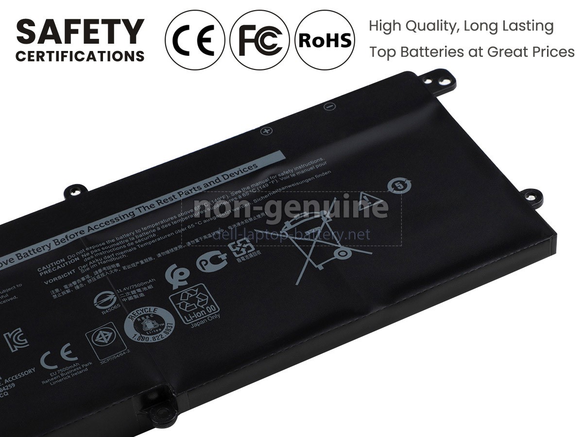 replacement Dell P38E002 battery