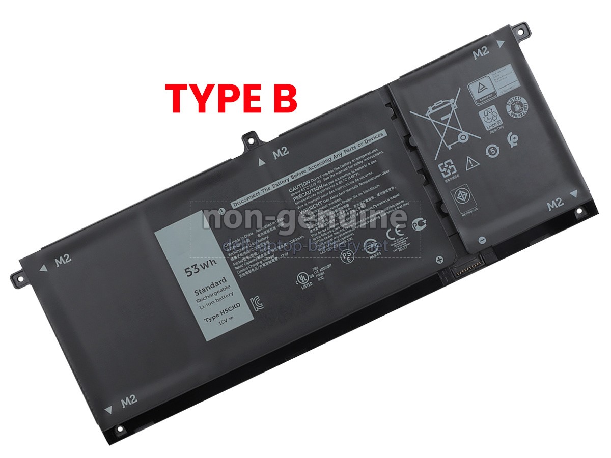 replacement Dell Inspiron 7500 2-IN-1 SILVER battery