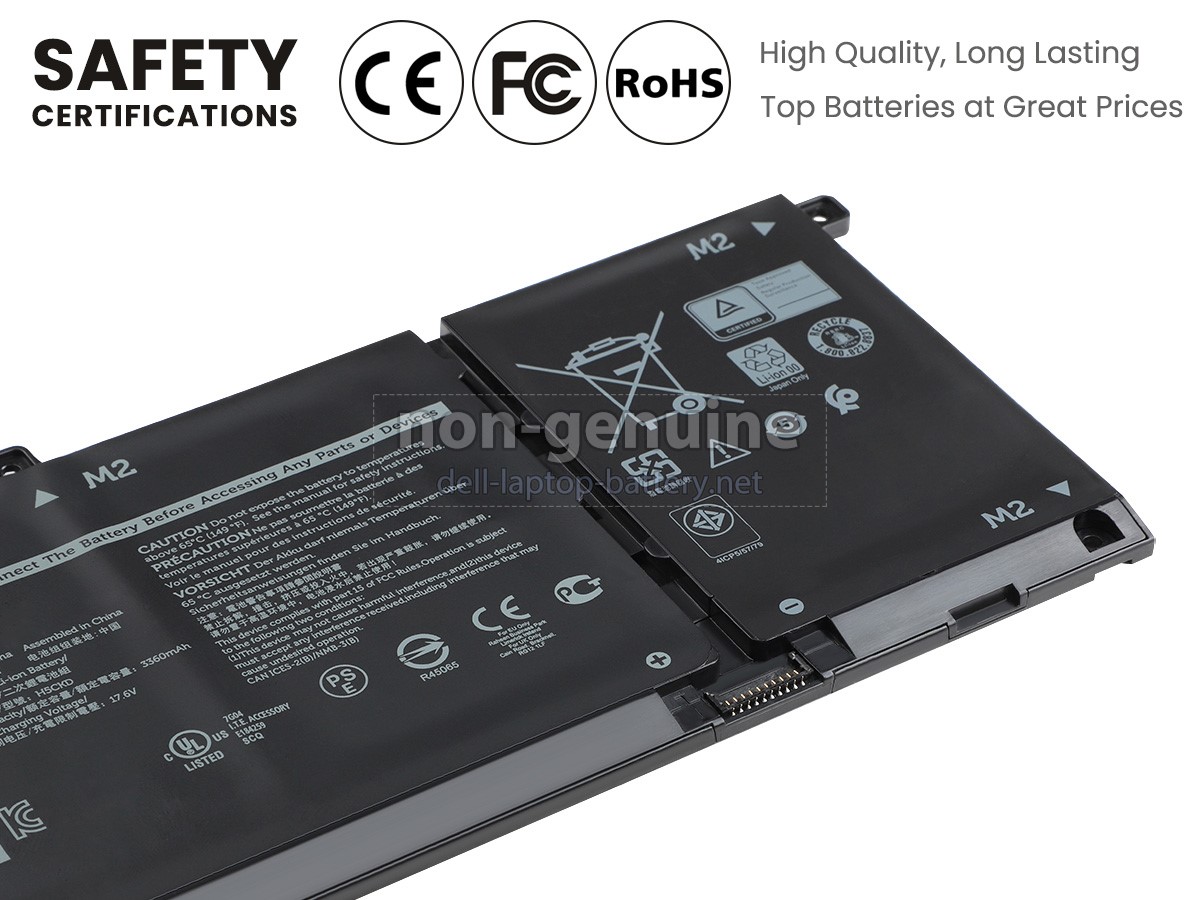replacement Dell Inspiron 5406 2-IN-1 battery