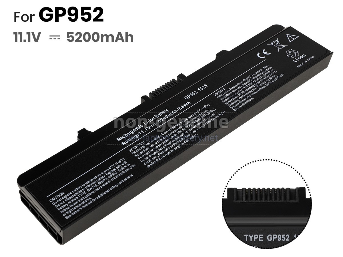 replacement Dell Inspiron 1440 battery