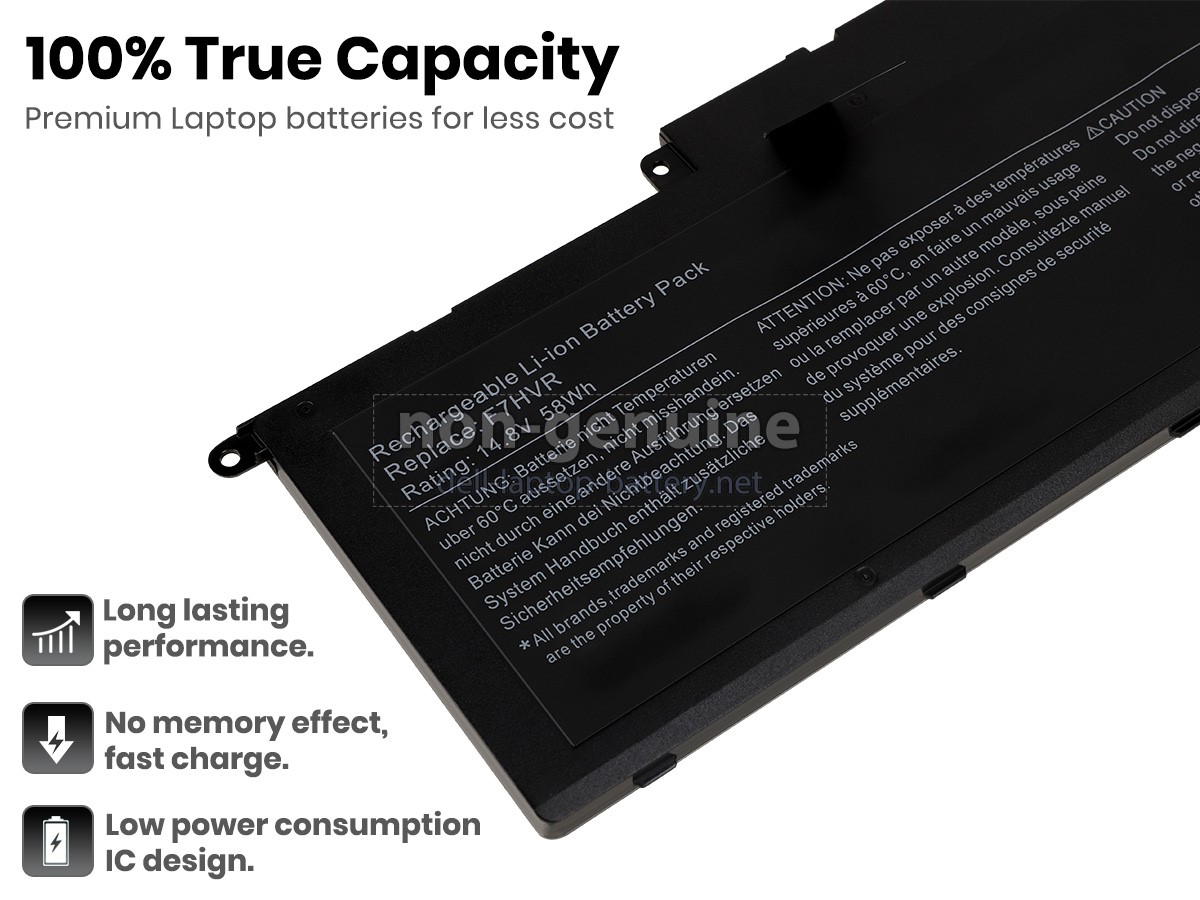 replacement Dell F7HVR battery