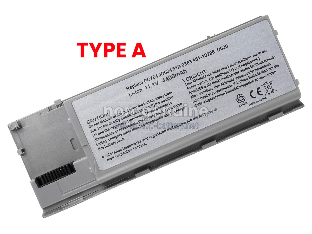 replacement Dell Latitude D830N battery