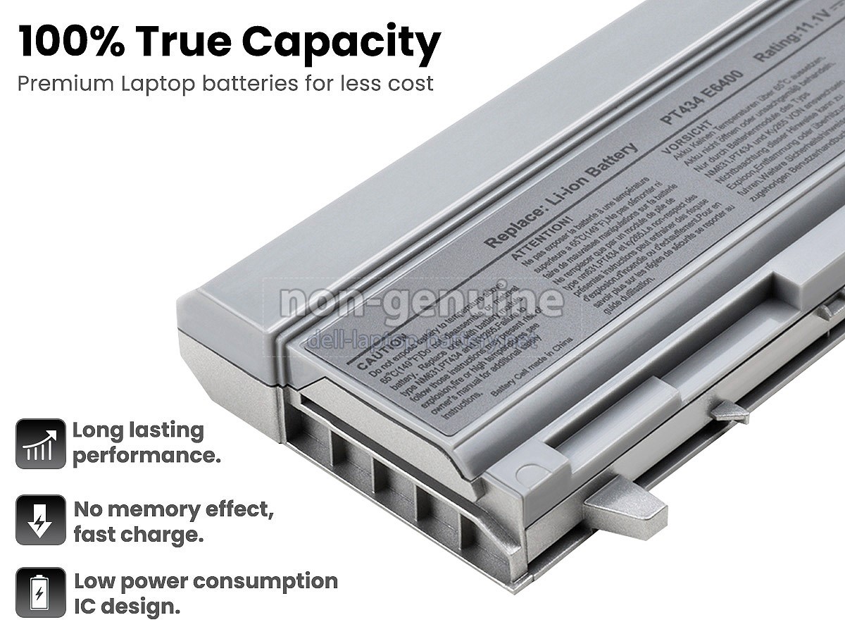 replacement Dell Latitude E6410 ATG battery